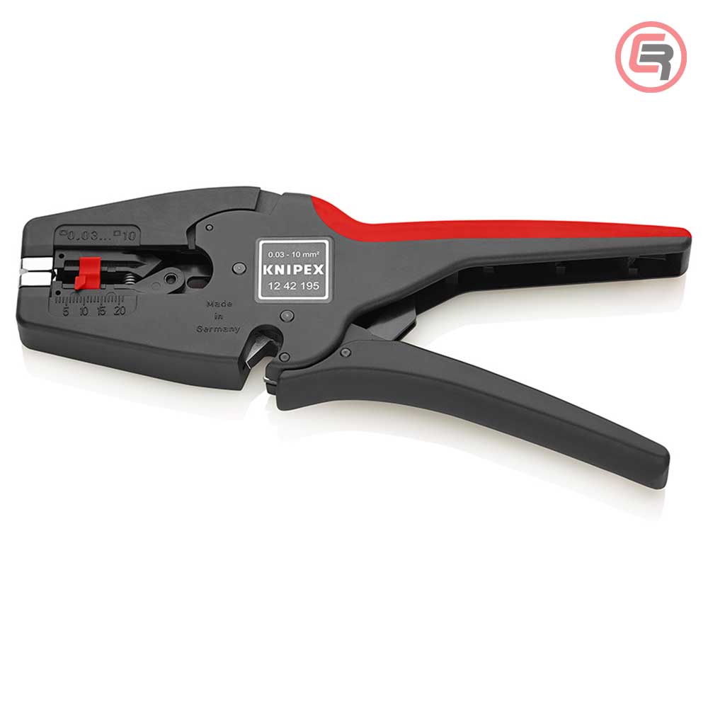 Knipex Kliješta Za Skidanje Izolacije MultiStrip 10 / 0,03 – 10,0 mm2 Automatska – 12 42 195 by Knipex 12 42 195 Kliješta