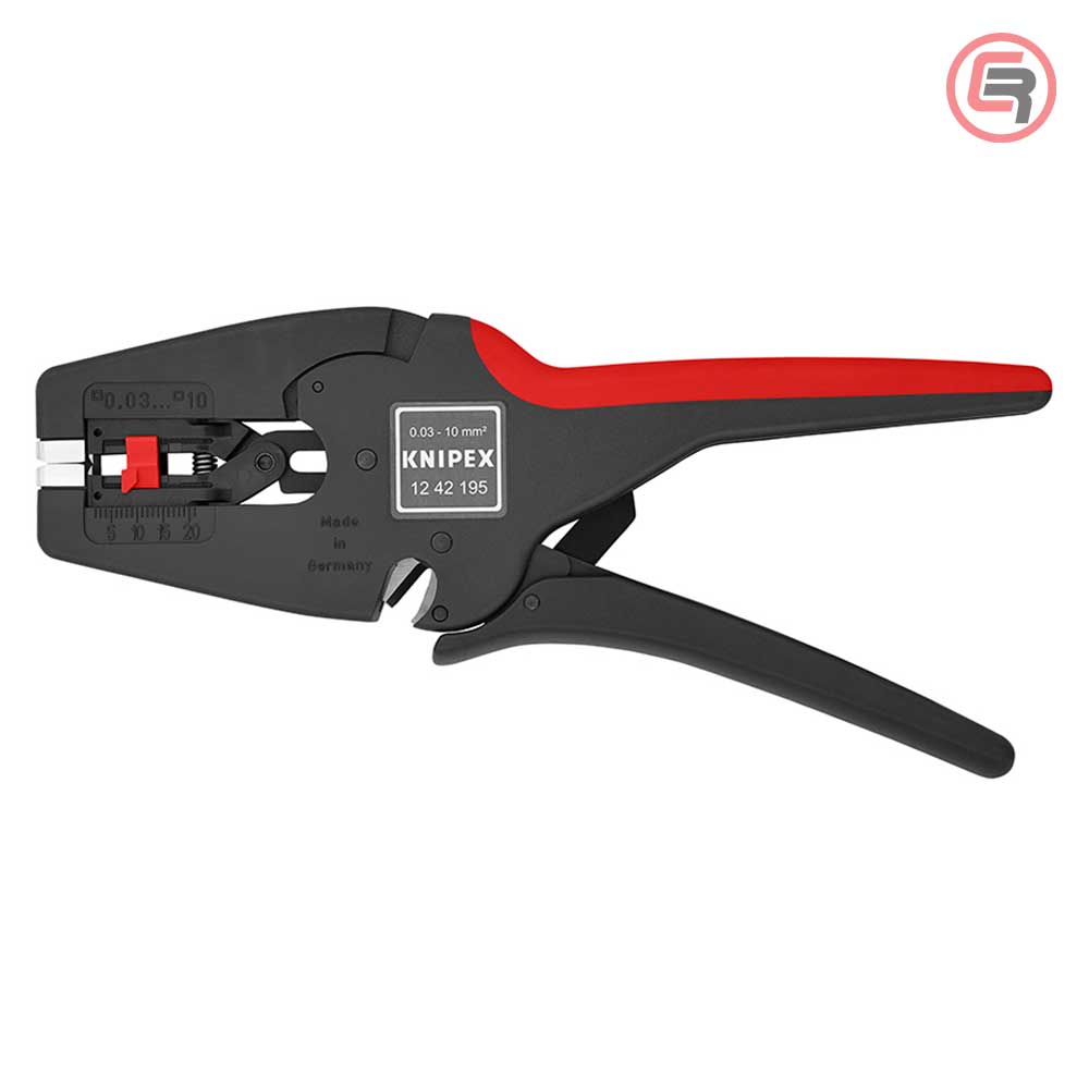 Knipex Kliješta Za Skidanje Izolacije MultiStrip 10 / 0,03 – 10,0 mm2 Automatska – 12 42 195 by Knipex 12 42 195 Kliješta