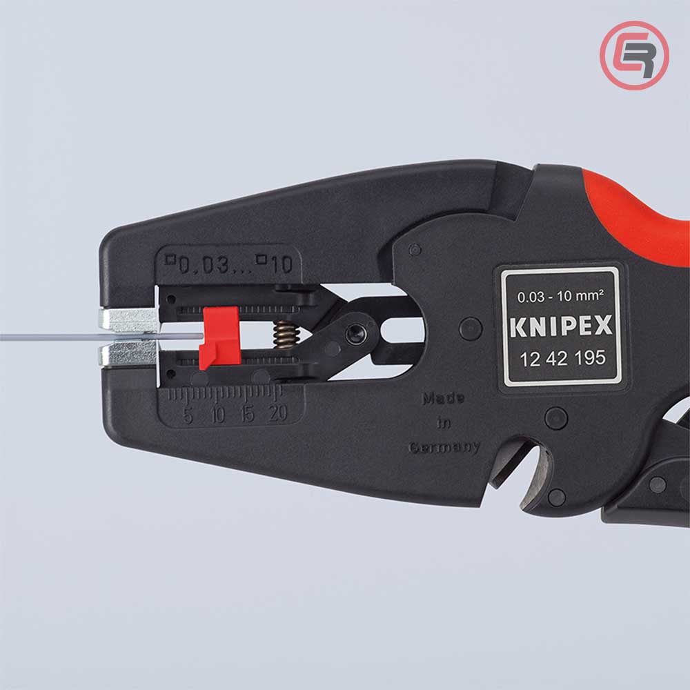 Knipex Kliješta Za Skidanje Izolacije MultiStrip 10 / 0,03 – 10,0 mm2 Automatska – 12 42 195 by Knipex 12 42 195 Kliješta