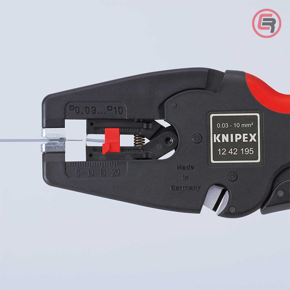 Knipex Kliješta Za Skidanje Izolacije MultiStrip 10 / 0,03 – 10,0 mm2 Automatska – 12 42 195 by Knipex 12 42 195 Kliješta