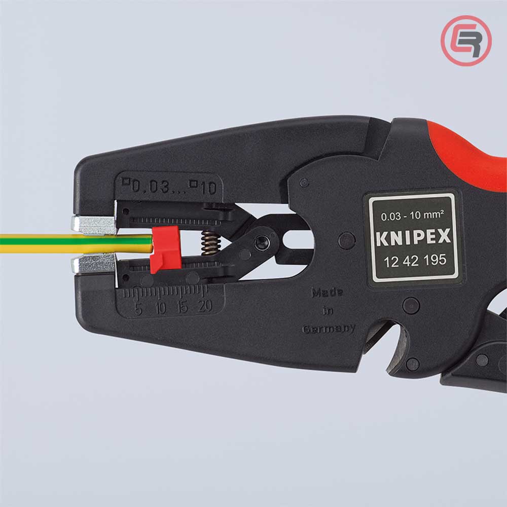 Knipex Kliješta Za Skidanje Izolacije MultiStrip 10 / 0,03 – 10,0 mm2 Automatska – 12 42 195 by Knipex 12 42 195 Kliješta