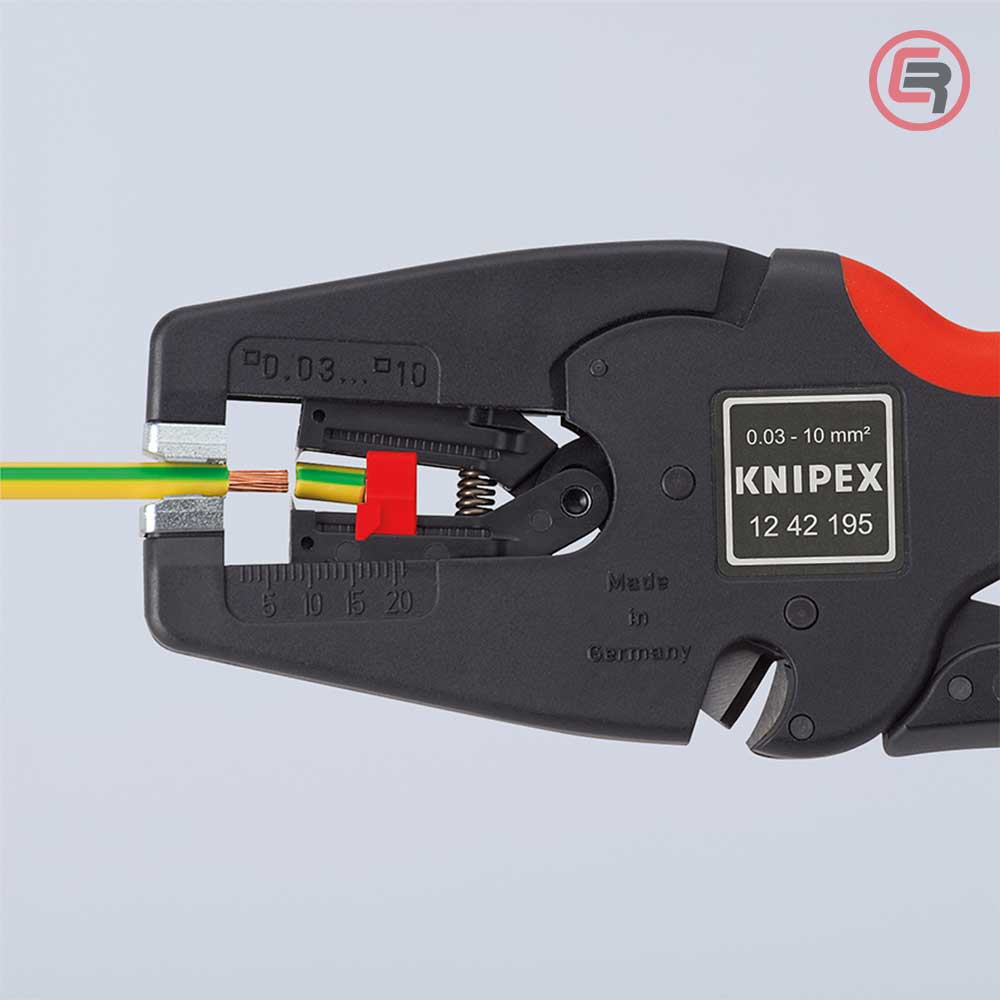 Knipex Kliješta Za Skidanje Izolacije MultiStrip 10 / 0,03 – 10,0 mm2 Automatska – 12 42 195 by Knipex 12 42 195 Kliješta