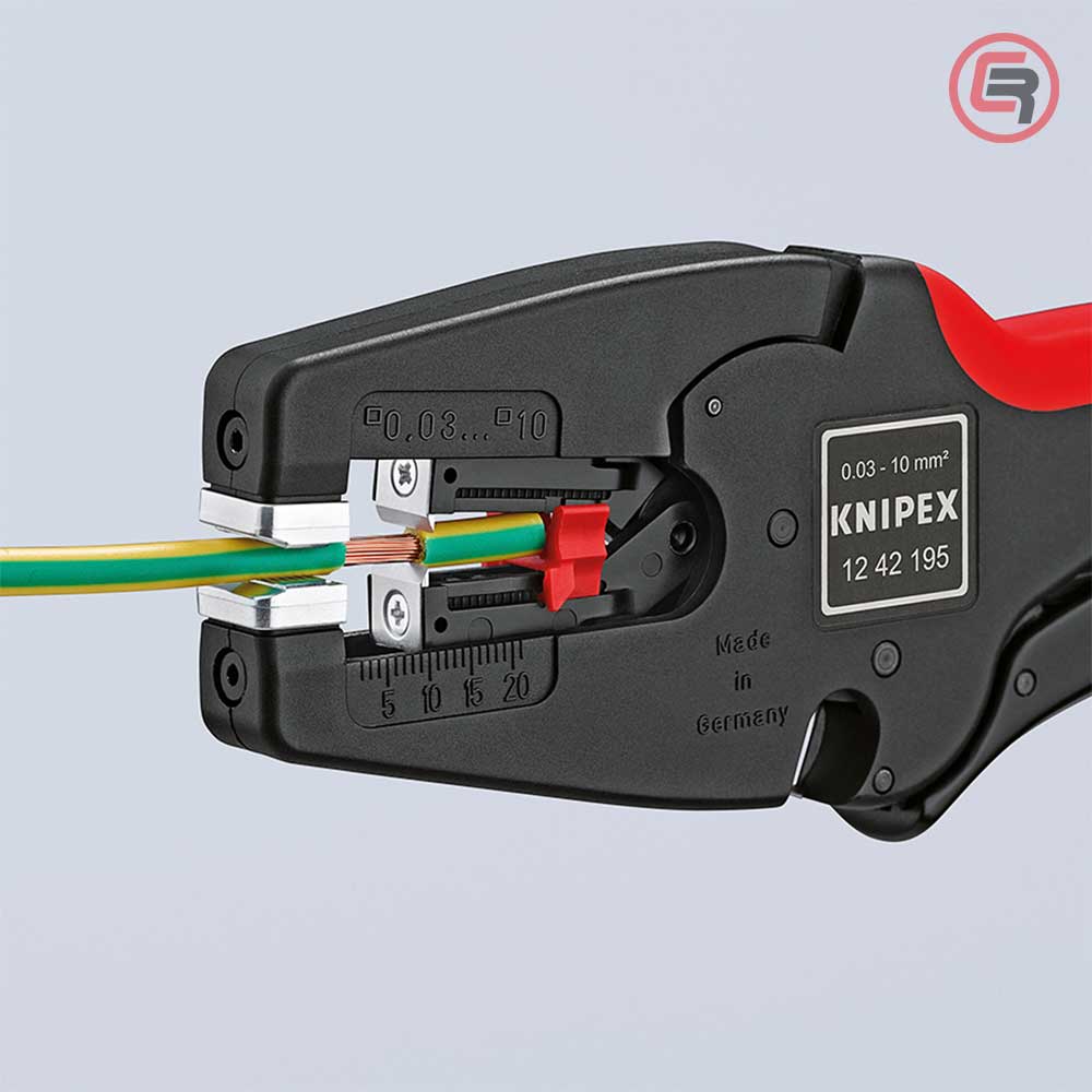 Knipex Kliješta Za Skidanje Izolacije MultiStrip 10 / 0,03 – 10,0 mm2 Automatska – 12 42 195 by Knipex 12 42 195 Kliješta