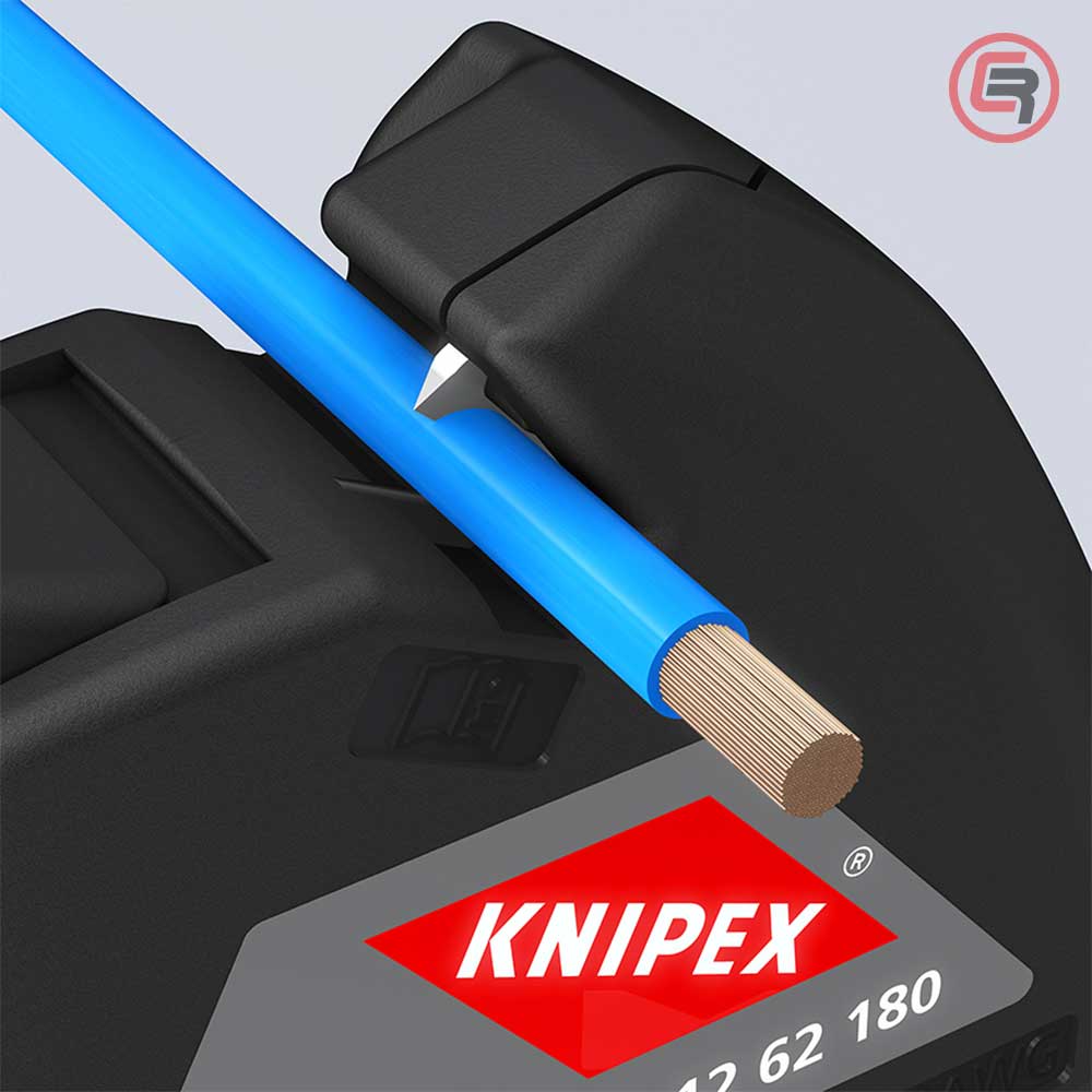Knipex Kliješta Za Skidanje Izolacije ComStrip 0,2 – 6,0 mm2 Automatska – 12 62 180 by Knipex 12 62 180 Kliješta - detalj 4