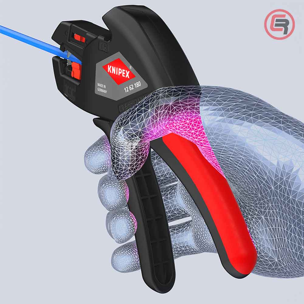 Knipex Kliješta Za Skidanje Izolacije ComStrip 0,2 – 6,0 mm2 Automatska – 12 62 180 by Knipex 12 62 180 Kliješta - detalj 6