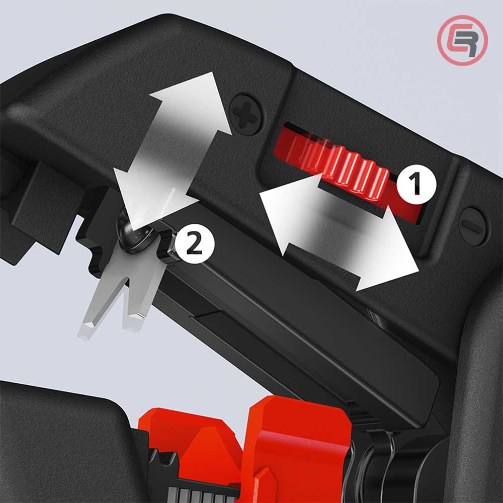 Knipex Kliješta Za Skidanje Izolacije ComStrip 0,2 – 6,0 mm2 Automatska – 12 62 180 by Knipex 12 62 180 Kliješta - detalj 7