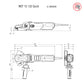 Metabo Brusilica WEF 15-125 Quick Kutna Sa Ravnom Glavom 43* / 125 mm / 1.550 W – 613082000 by Metabo 613082000 Kutne