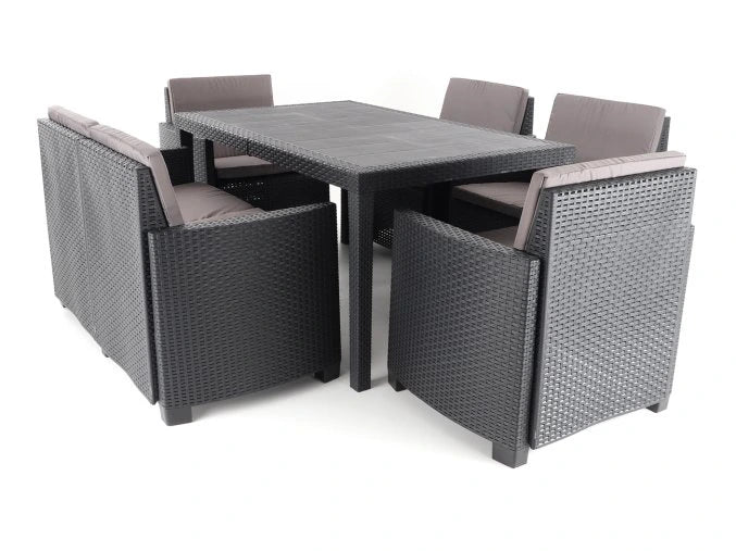 Baštenski set Sicilia Deluxe sa jastucima za 6 osoba Baštenski namještaj, Vrtna oprema