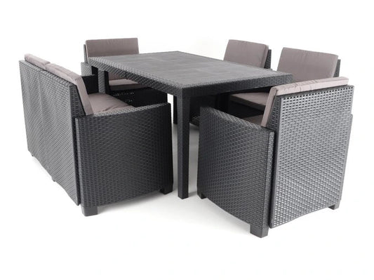 Baštenski set Sicilia Deluxe sa jastucima za 6 osoba Baštenski namještaj, Vrtna oprema