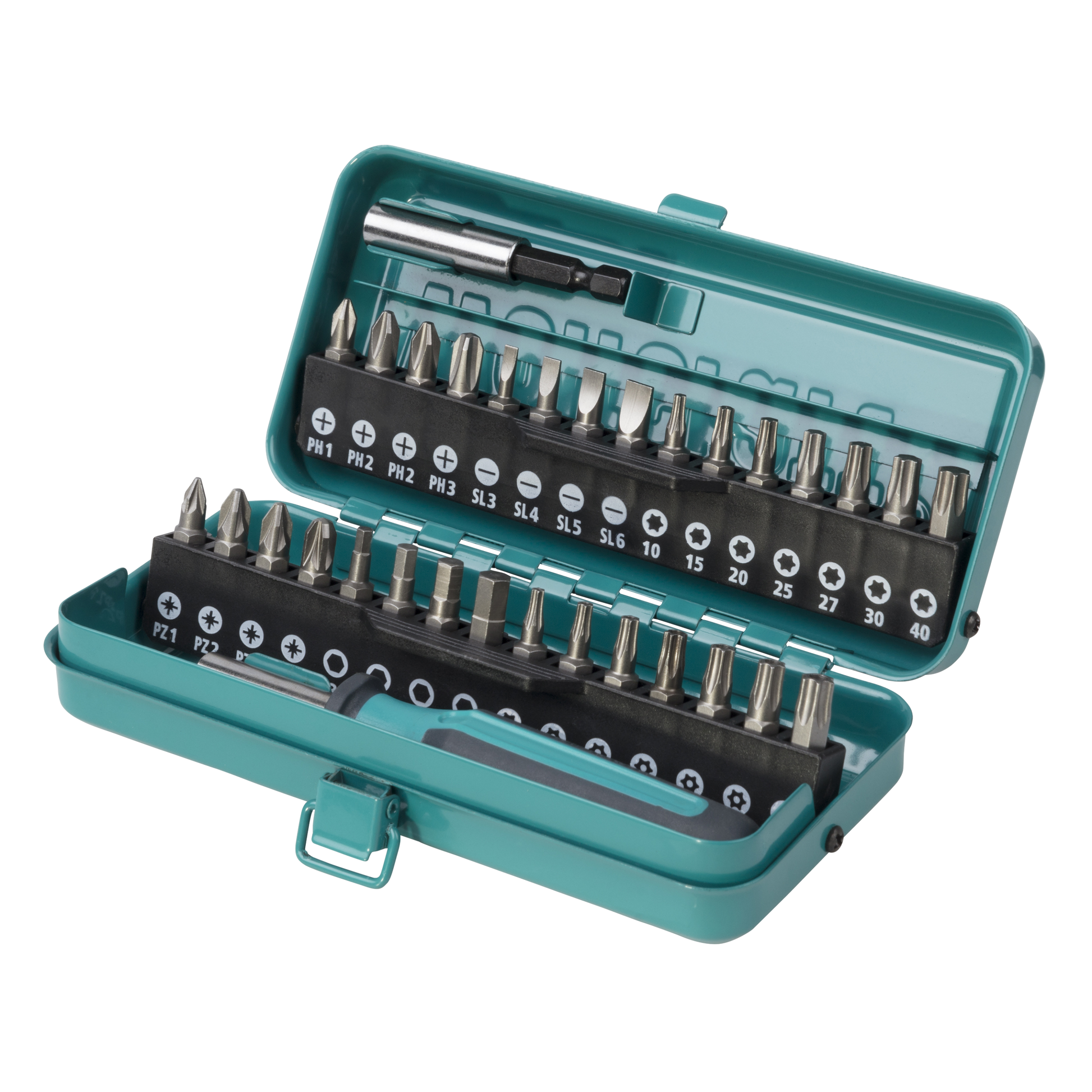 Wolfcraft Set Bit Nastavaka + Ručka “30 SOLID” / 32 dijelni – 1388000 by Wolfcraft 1388000 Garniture / Setovi Pribora