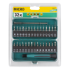 Wolfcraft Set Bit Nastavaka + Ručka “MICRO BIT BOX” / 32 dijelni – 1389000 by Wolfcraft 1389000 Garniture / Setovi Pribora
