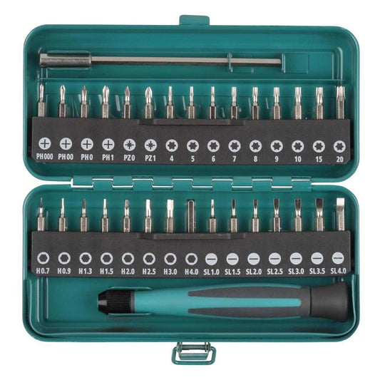 Wolfcraft Set Bit Nastavaka + Ručka “MICRO BIT BOX” / 32 dijelni – 1389000 by Wolfcraft 1389000 Garniture / Setovi Pribora