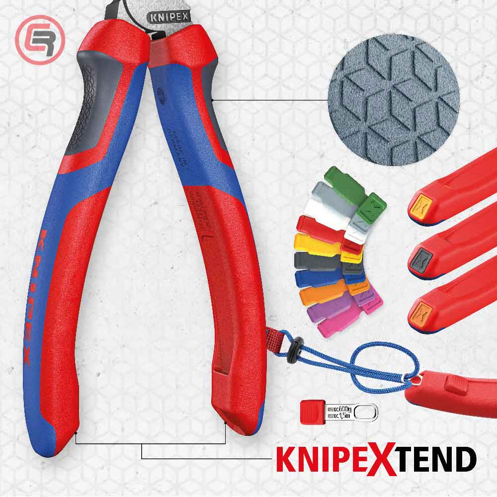 Knipex Kliješta Bočna Sječa – Sječice / Skidanje Izolacije 160 mm – 14 22 160 by Knipex 14 22 160 Kliješta - detalj 2