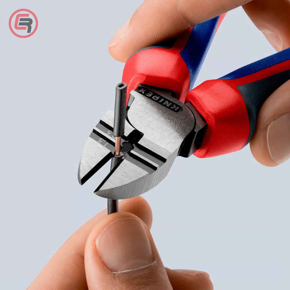 Knipex Kliješta Bočna Sječa – Sječice / Skidanje Izolacije 160 mm – 14 22 160 by Knipex 14 22 160 Kliješta - detalj 3
