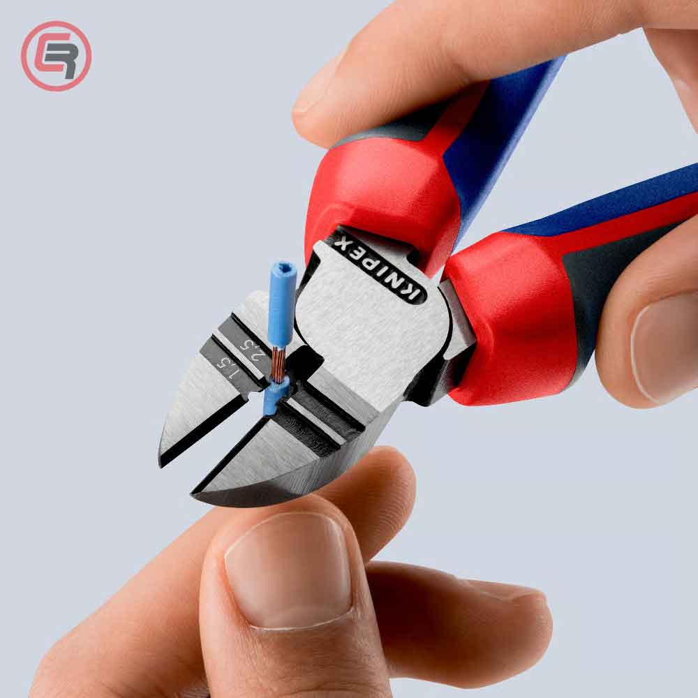 Knipex Kliješta Bočna Sječa – Sječice / Skidanje Izolacije 160 mm – 14 22 160 by Knipex 14 22 160 Kliješta - detalj 4