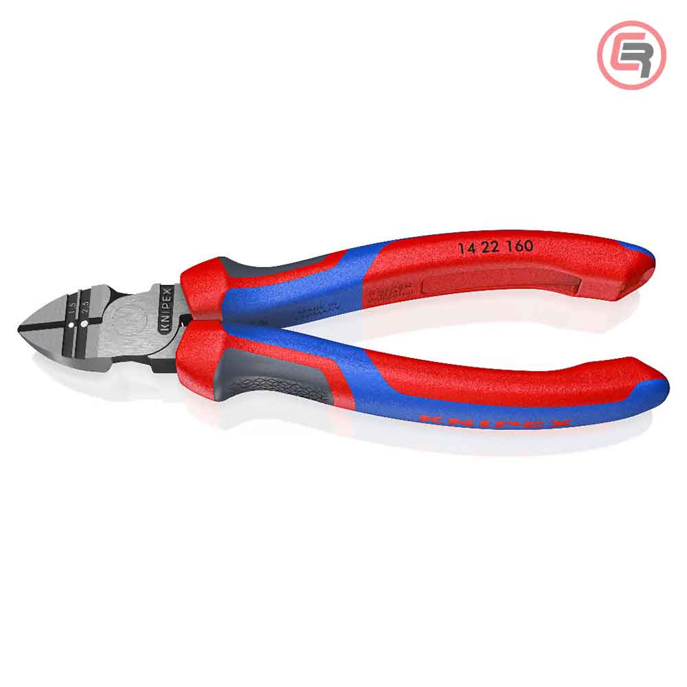 Knipex Kliješta Bočna Sječa – Sječice / Skidanje Izolacije 160 mm – 14 22 160 by Knipex 14 22 160 Kliješta