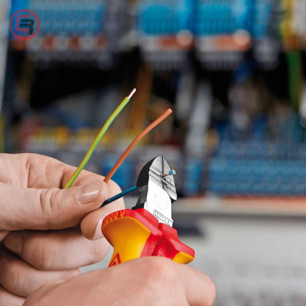 Knipex Kliješta Bočna Sječa – Sječice / Skidanje Izolacije 160 mm 1000V – 14 26 160 by Knipex 14 26 160 Kliješta - detalj 5