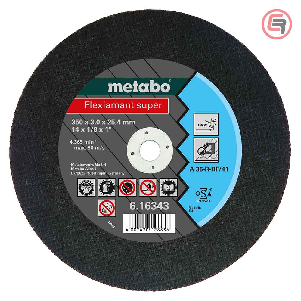 Metabo Rezna Ploča 350 x 3 x 25,4 mm Inox Flexiamant Super – 616343000 by Metabo 616343000 Pribor Za Brusilice