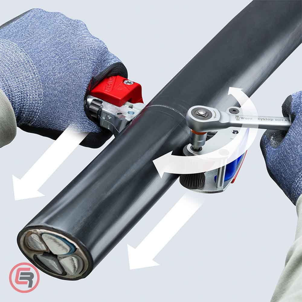 Knipex Skidač Izolacije i Plašta Kabla STX60 fi 30 – 60 mm – 16 45 220 by Knipex 16 45 220 Alati Za Električare - detalj 11