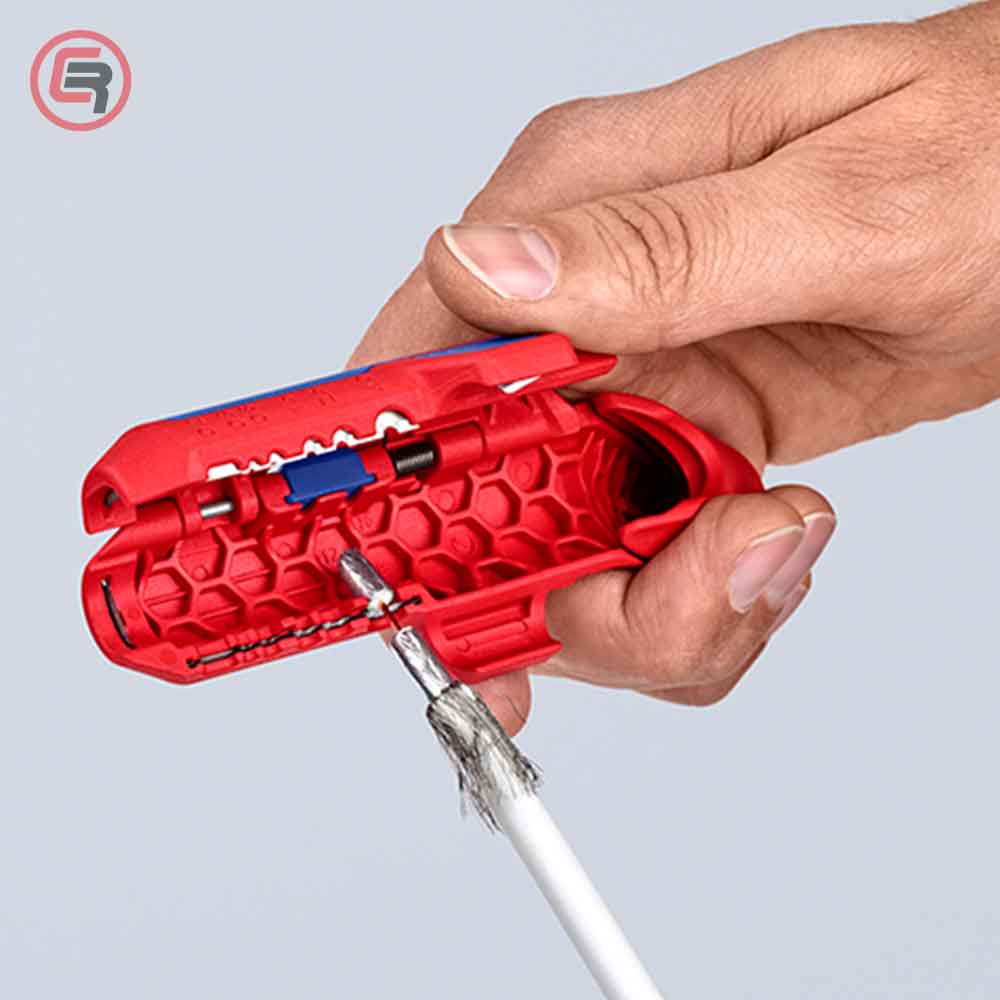 Knipex Skidač Izolacije Univerzalni ErgoStrip fi 8-13 mm Za Dešnjake – 16 95 01 SB by Knipex 16 95 01 SB Alati Za