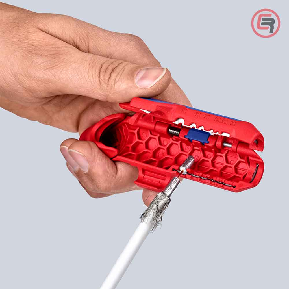 Knipex Skidač Izolacije Univerzalni ErgoStrip fi 8-13 mm Za Ljevake – 16 95 02 SB by Knipex 16 95 02 SB Alat Za