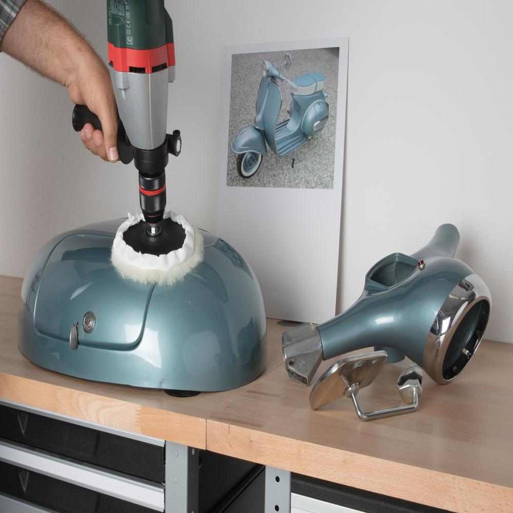Wolfcraft Gumeni Disk Za Brusni Papir Za Bušilicu fi 125 mm Prihvat 8 mm – 2020000 by Wolfcraft 2020000 Četke, Brusni