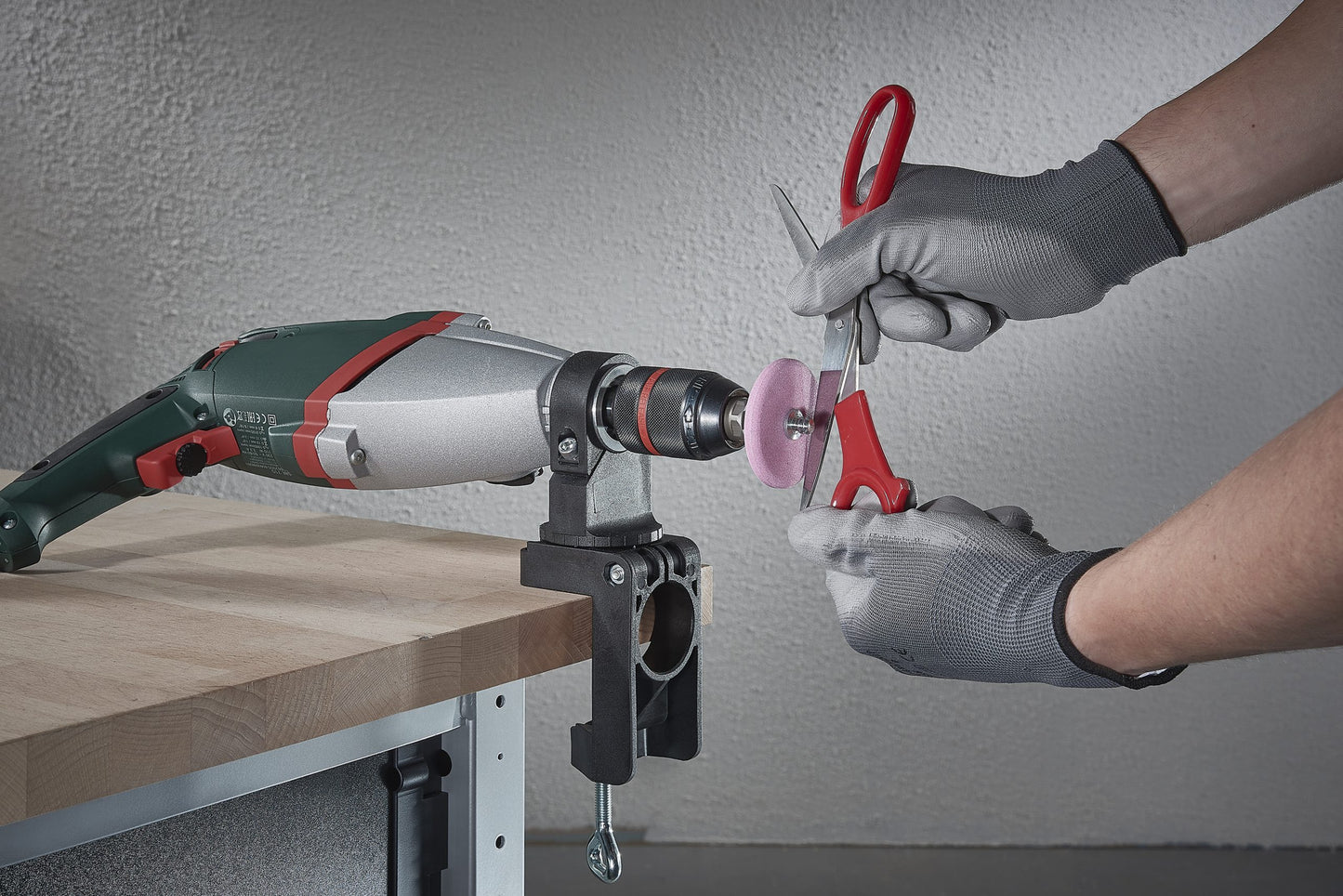 Wolfcraft Oštrač Noževa i Škara fi 60mm Prihvat 6 mm – 2140000 by Wolfcraft 2140000 Ostali Pribor Za Bušilice - detalj 2