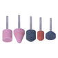 Wolfcraft Set Keramičkih Brusnih Nastavaka Osovina 3 mm / 5 dijelni – 2142000 by Wolfcraft 2142000 Četke, Brusni Kolutovi