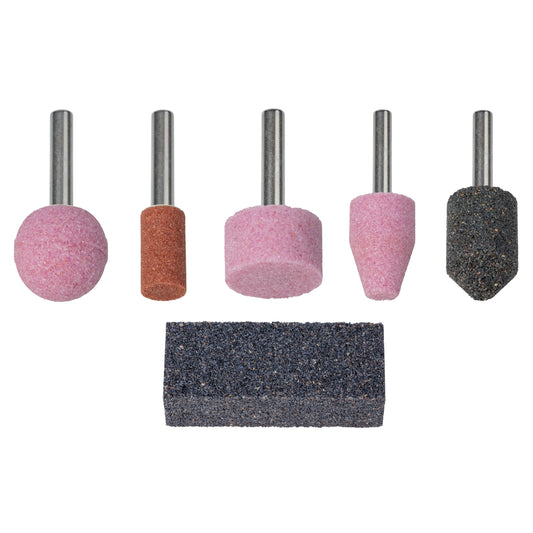 Wolfcraft 2144000 set od 6 keramičkih brusnih nastavaka s osovinom 6 mm