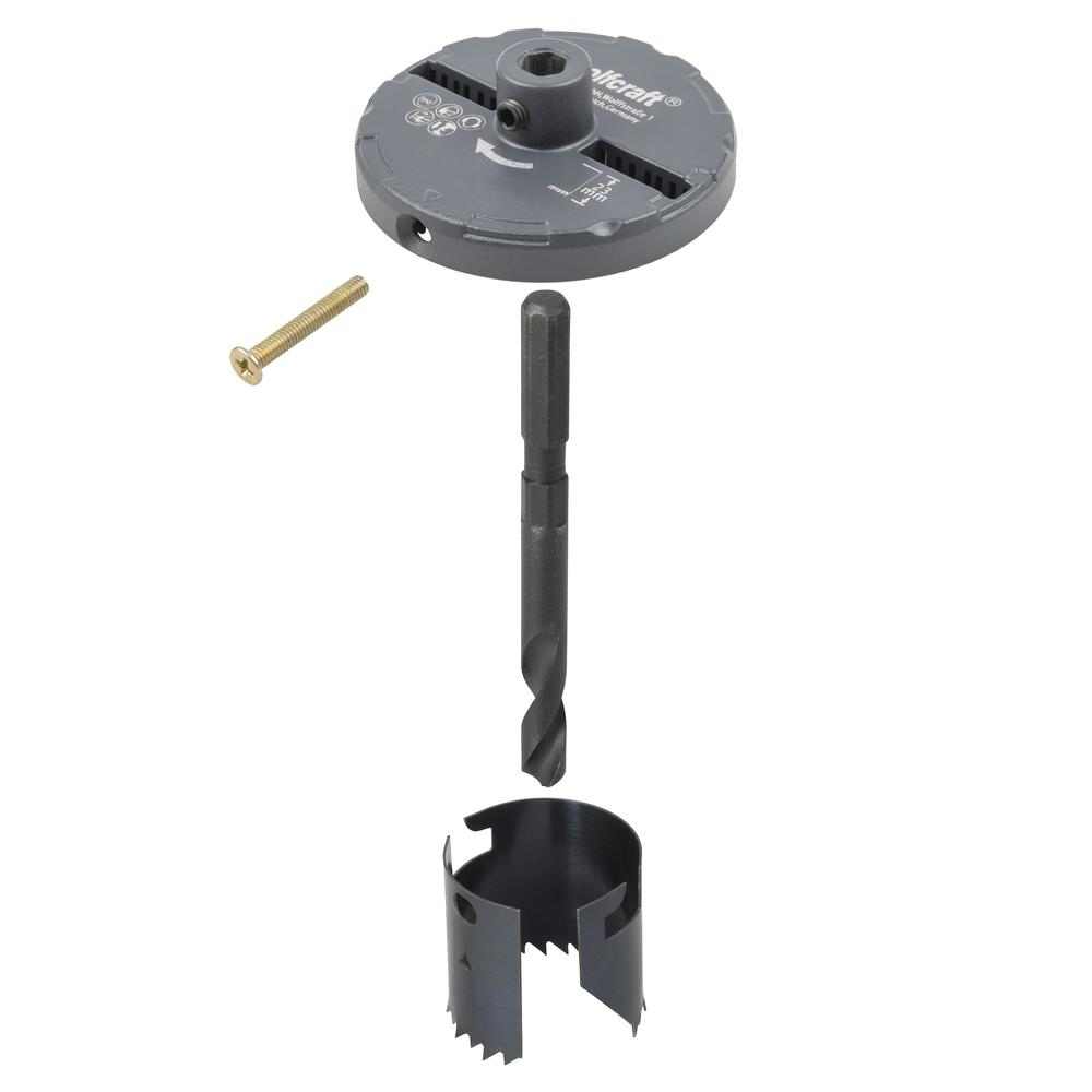Wolfcraft Set Pila Za Rupe 60, 68, 74, 80, 95 mm / 33 mm / 5 dijelni – 2162000 by Wolfcraft 2162000 Krune, Glodala - detalj 4