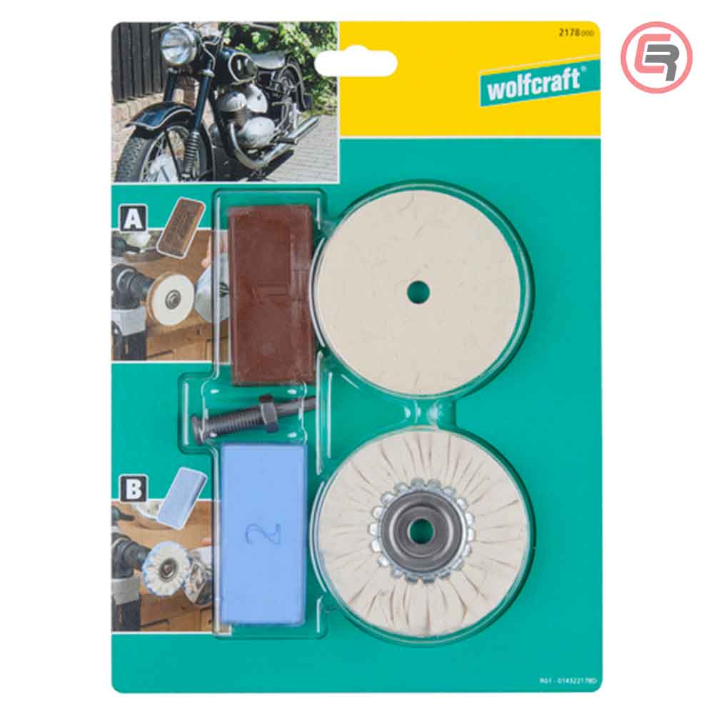 Wolfcraft Set Za Poliranje Hoby / 5 dijelni – 2178000 by Wolfcraft 2178000 Ostali Pribor Za Bušilice - detalj 2