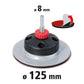 Wolfcraft Disk Potporni 125 mm Čičak FixoFlex Prihvat 8 mm – 2211000 by Wolfcraft 2211000 Četke, Brusni Kolutovi, Diskovi