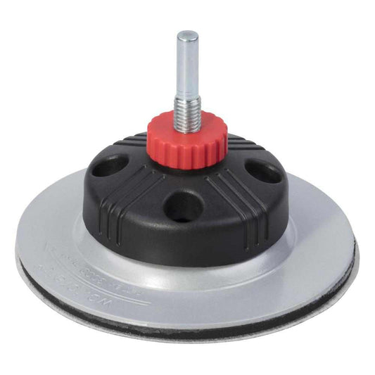 Wolfcraft potporni disk FixoFlex 125 mm s čičak prihvatom i osovinom 8 mm