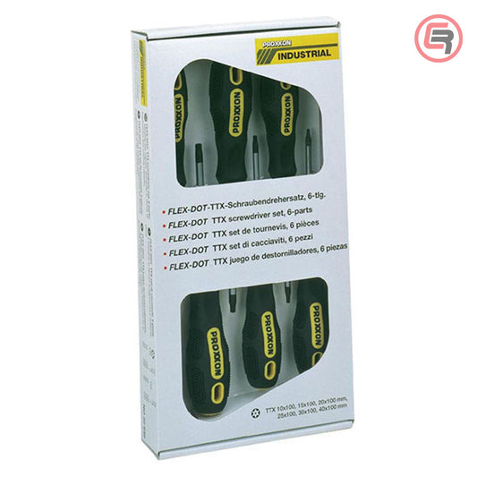 Proxxon Garnitura Torx Odvijača TTX10-TTX40 Sa Rupom / 6 dijelna – 22640 by Proxxon 22640 Garniture / Setovi Alata