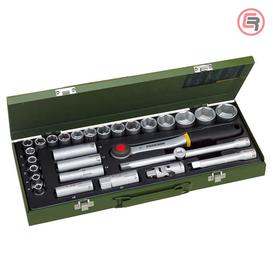 Proxxon Garnitura Nasadnih Ključeva 1/2” 8-34mm / 29 dijelna – 23000 by Proxxon 23000 Garniture / Setovi Alata