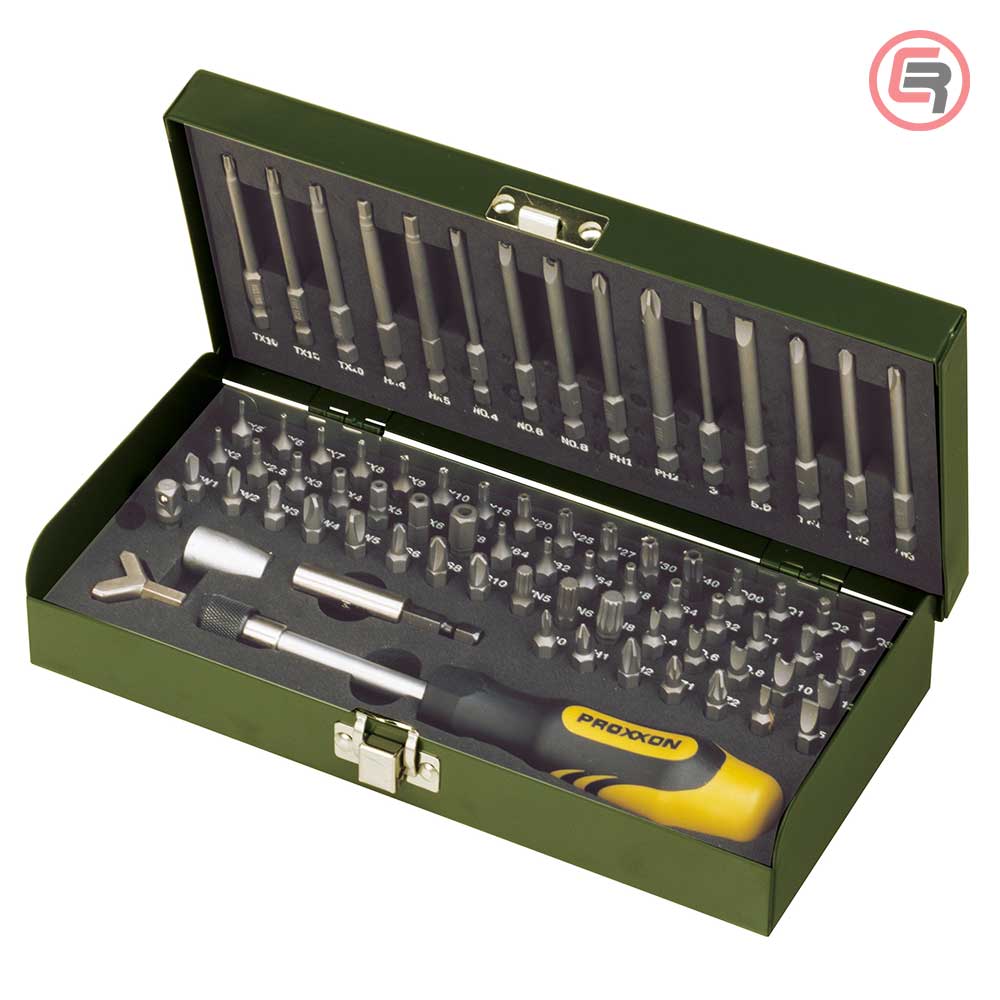Proxxon Garnitura Bit Nastavaka / 75 dijelna – 23107 by Proxxon 23107 Garniture / Setovi Alata