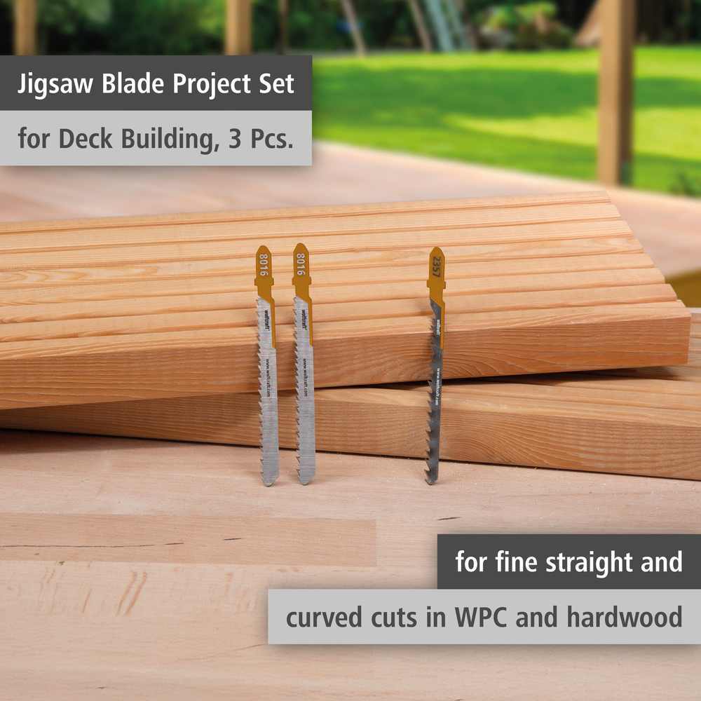 Wolfcraft Ubodne Pilice Za Podne Obloge Za TERASU BiM / HCS Fini Ravni i Zakrivljeni Rez / 3 kom – 2357000 by Wolfcraft