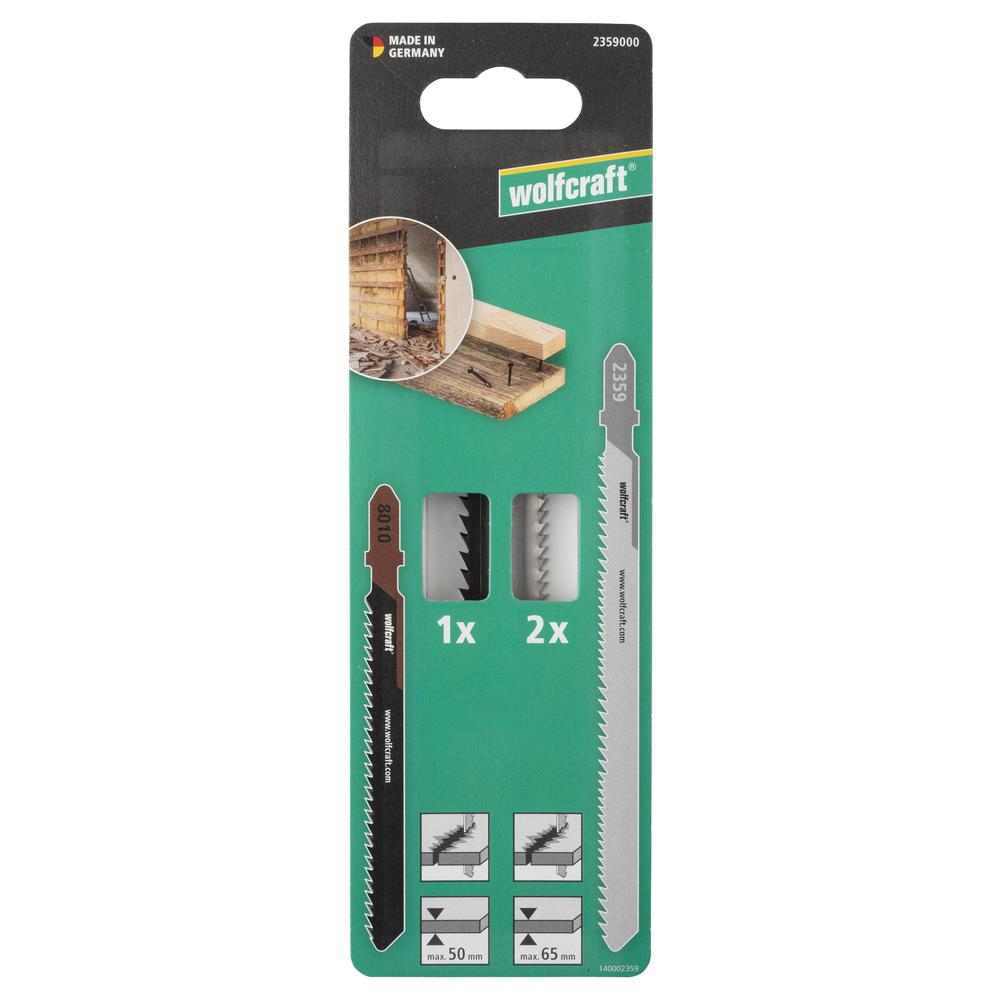 Wolfcraft Ubodne Pilice Za RENOVIRANJE BiM / HCS Brzi Rez / 3 kom – 2359000 by Wolfcraft 2359000 Pribor Za Ubodne Pile
