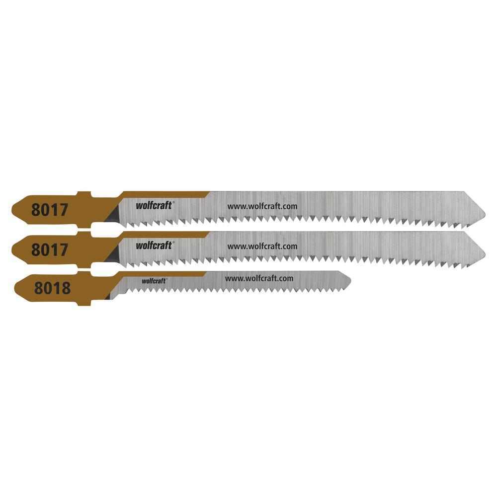 Wolfcraft Ubodne Pilice Za Izradu NAMJEŠTAJA HCS Ravni i Zakrivljeni Rez / 3 kom – 2391000 by Wolfcraft 2391000 Pribor Za
