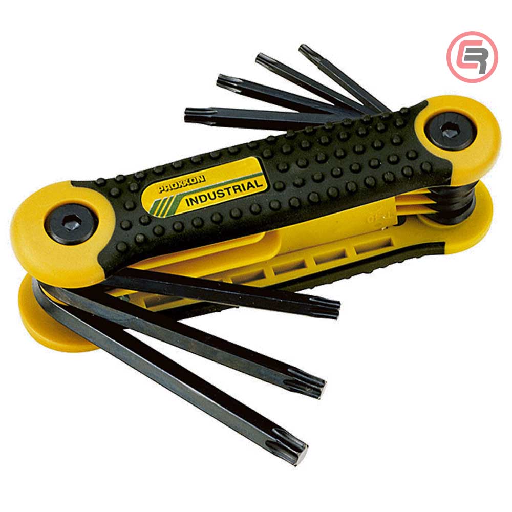 Proxxon Garnitura Ključeva Torx TX9-TX40 Sklopivi / 8 dijelni – 23954 by Proxxon 23954 Garniture / Setovi Alata