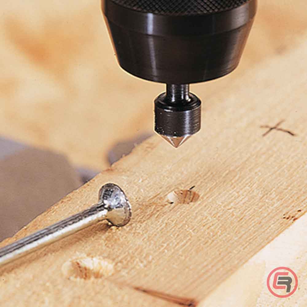 Wolfcraft Set Turpija i Upuštač Osovina fi 6,35 mm / 5 dijelni – 2540000 by Wolfcraft 2540000 Četke, Brusni Kolutovi