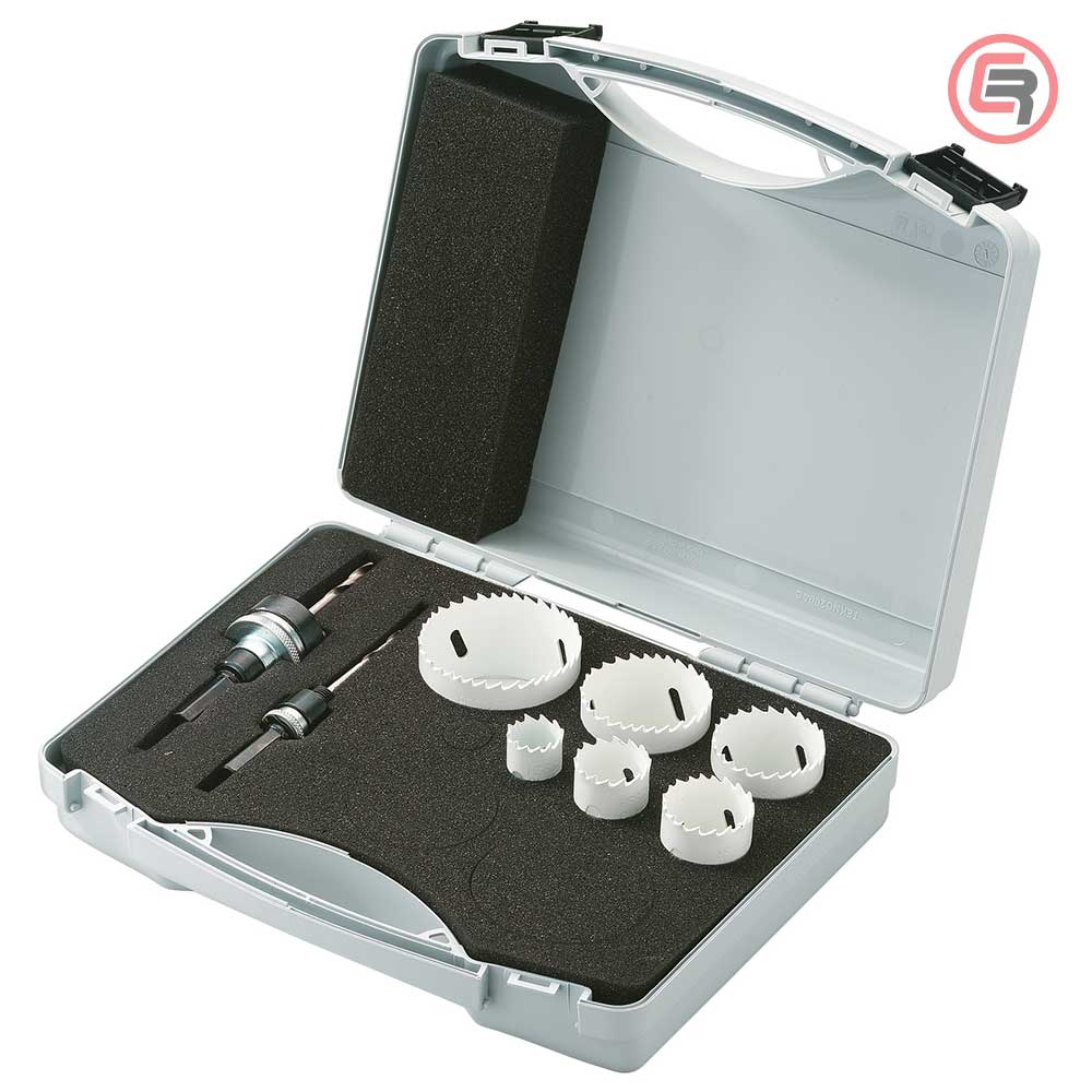 Metabo Set Kruna Bi-Metal 22-68mm Sa Adapterima / 8 dijelni U Koferu – 625434000 by Metabo 625434000 Garniture / Setovi