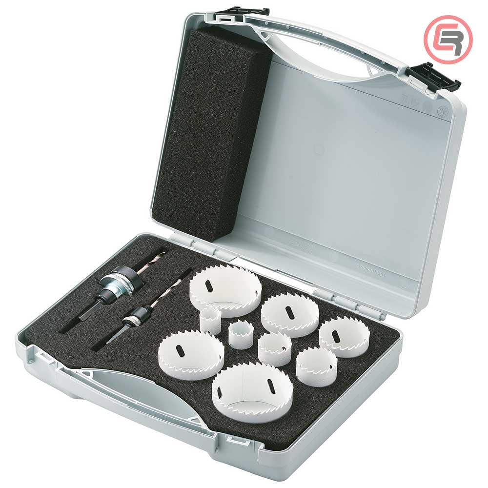 Metabo Set Kruna Bi – Metal 19 – 68 mm Sa Adapterima / 11 dijelni U Koferu – 625435000 by Metabo 625435000 Garniture /