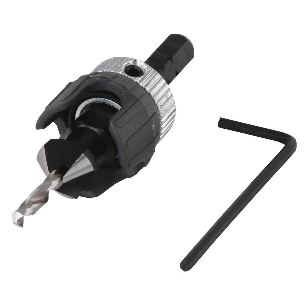 Wolfcraft Svrdlo Za Predbušenje 3,2-12 mm Sa Upuštačem i Graničnikom – 2544000 by Wolfcraft 2544000 Burgije / Svrdla