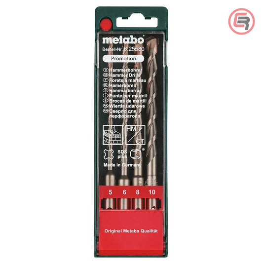 Metabo SDS-plus garnitura svrdala 5, 6, 8 i 10 mm u PVC kutiji