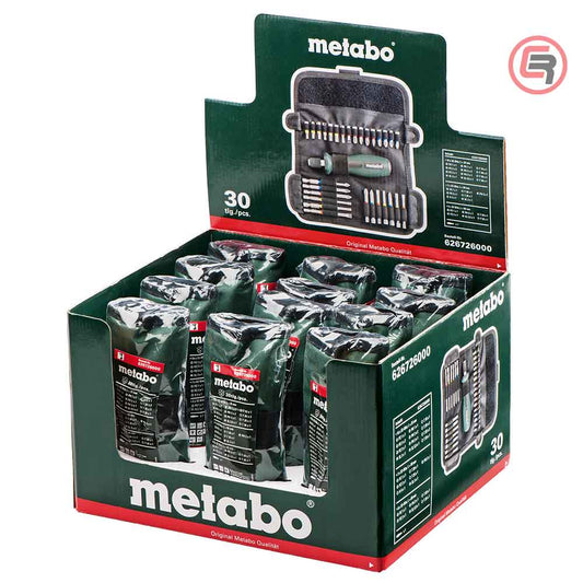 Metabo Set Bitova + Ručka Za Bitove + Torbica “SP” 30 dijelni – 626726000 by Metabo 626726000 Garniture / Setovi Pribora