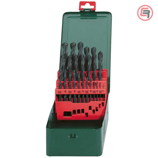Metabo garnitura od 25 HSS-R svrdala za metal 1–13 mm u metalnoj kutiji