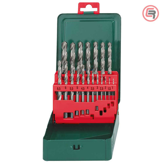 Metabo garnitura 19 HSS-G svrdala za metal 1–10 mm u metalnoj kutiji