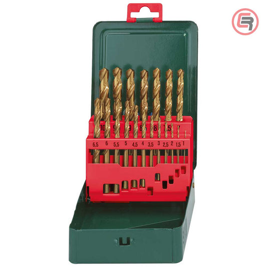 Metabo garnitura HSS-TiN svrdala za metal 1–10 mm u metalnoj kutiji
