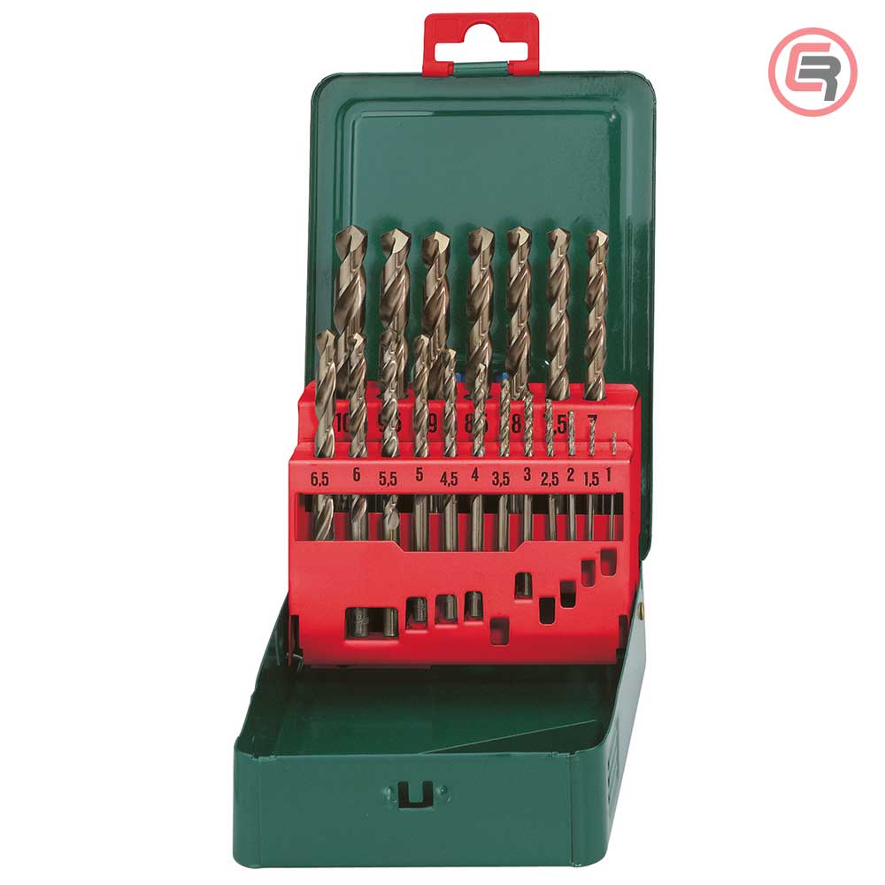 Metabo Garnitura Svrdala Za Metal HSS-Co, 1 – 10 mm / 19 dijelna u Metalnoj Kutiji “SP” – 627157000 by Metabo 627157000
